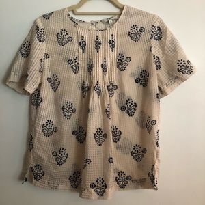 Madewell Paisley Print Detail Shirt